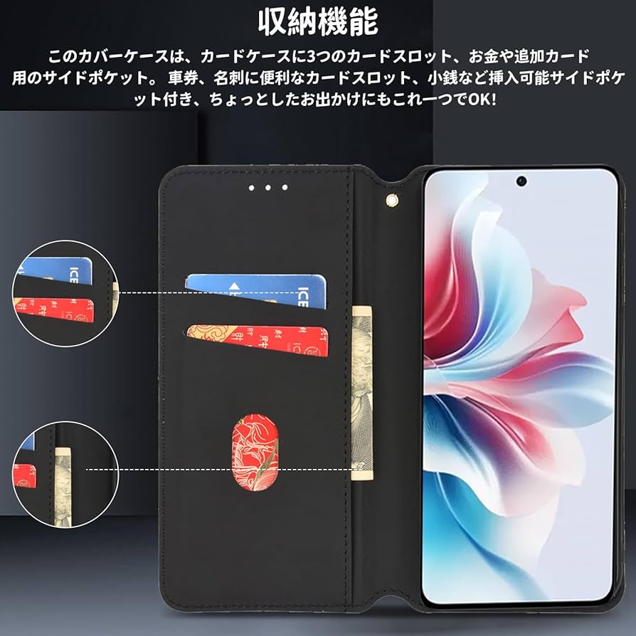 Oppo Reno11 A 5G Dual SIM Free 新品同手悵型ケース Oppo Reno11 A 5G Dual SIM Free 新品同手悵型ケース